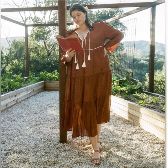 Christy Dawn - Paloma Dress Extended Pumpkin Paisley (Lined) Size 2X NWOT - Picture 4 of 16